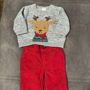 A two piece Christmas set from carters